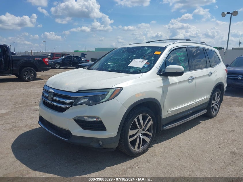 VIN 5FNYF6H91HB010332 2017 HONDA PILOT TOURING
