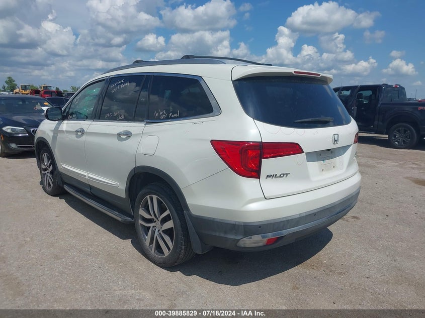 VIN 5FNYF6H91HB010332 2017 HONDA PILOT TOURING