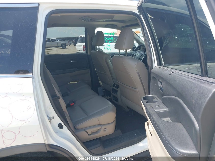 VIN 5FNYF6H91HB010332 2017 HONDA PILOT TOURING