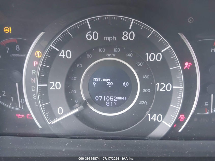 2015 HONDA CR-V TOURING - 5J6RM4H90FL008087