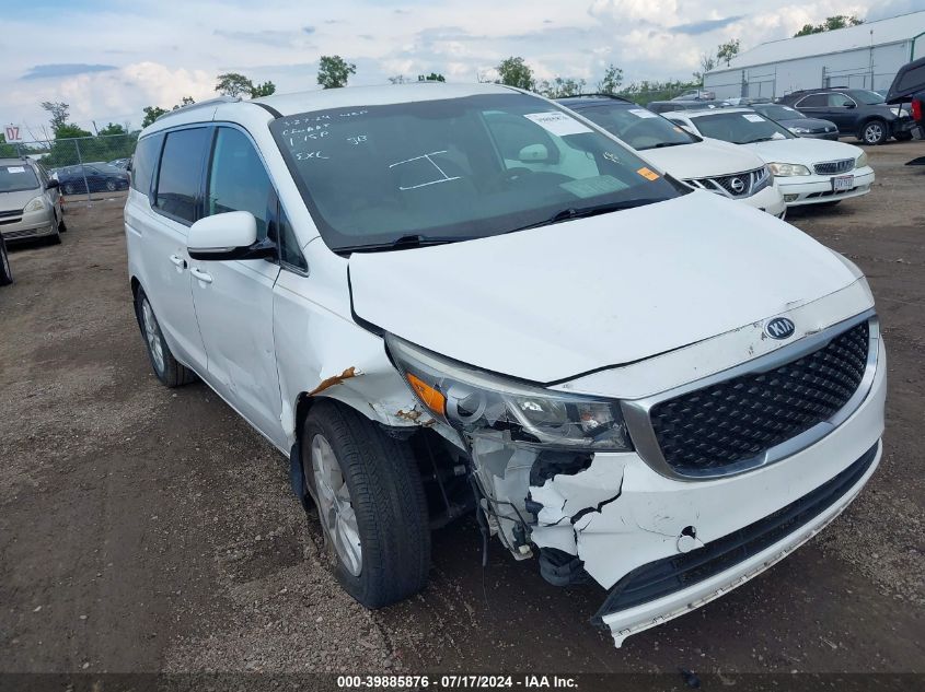 2015 Kia Sedona Ex VIN: KNDMC5C18F6053478 Lot: 39885876