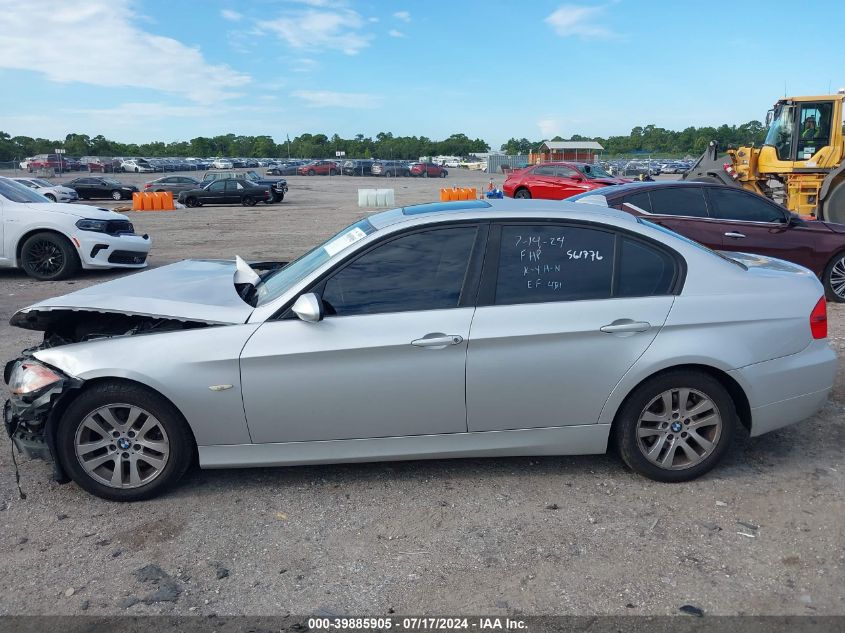 2007 BMW 328 I VIN: WBAVA33597KX76649 Lot: 39885905