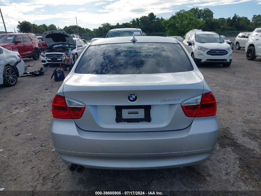 2007 BMW 328 I VIN: WBAVA33597KX76649 Lot: 39885905