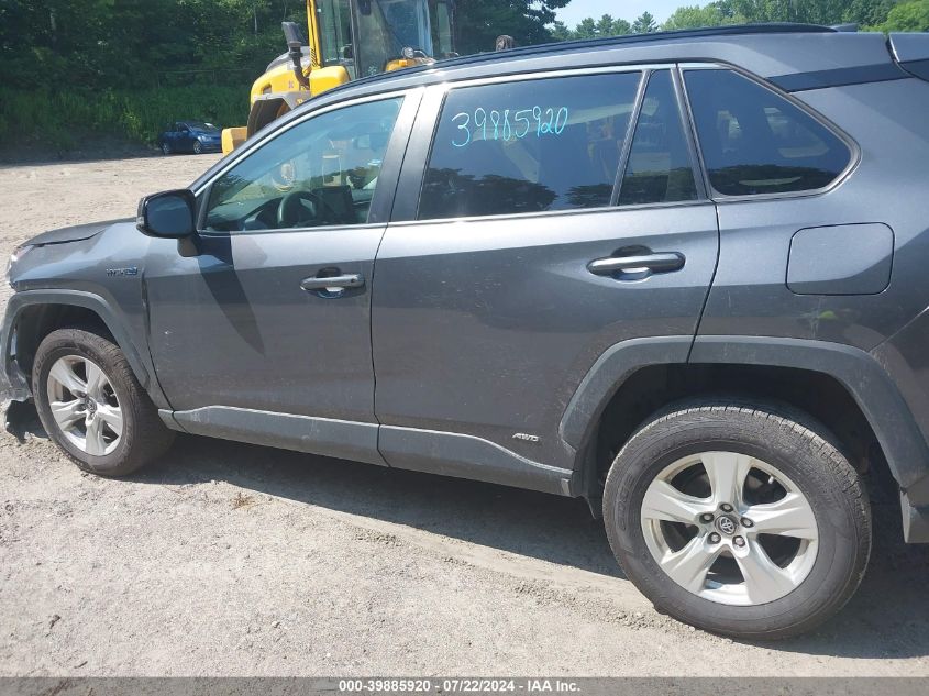 2019 Toyota Rav4 Hybrid Xle VIN: 2T3RWRFV1KW024836 Lot: 39885920