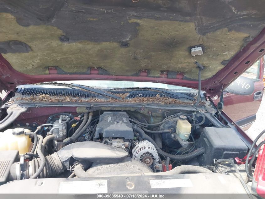 2000 Chevrolet Tahoe K1500 VIN: 1GNEK13T3YJ148393 Lot: 39885940