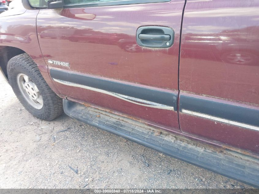 2000 Chevrolet Tahoe K1500 VIN: 1GNEK13T3YJ148393 Lot: 39885940