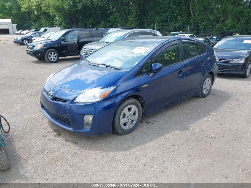 2011 Toyota Prius Two VIN: JTDKN3DU2B1448780 Lot: 39885946