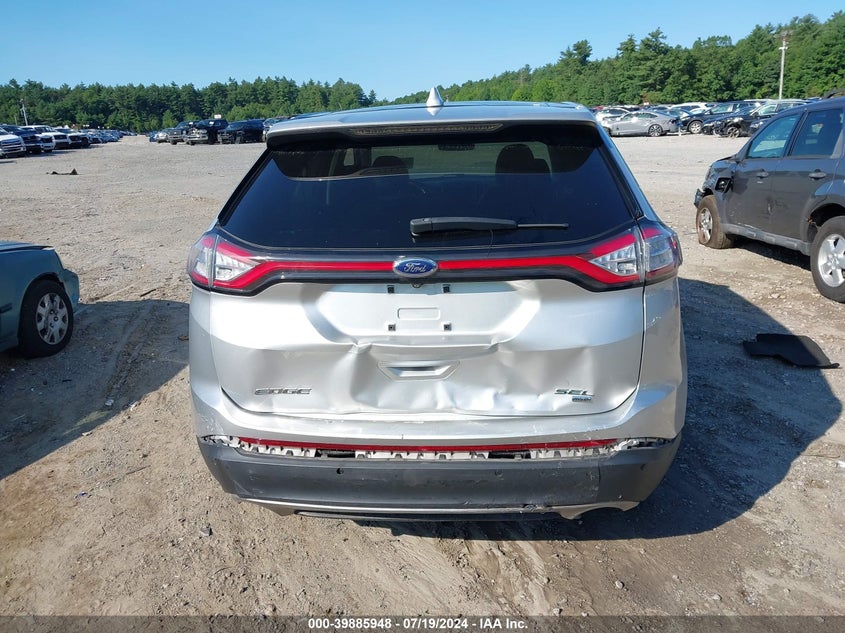 2015 Ford Edge Sel VIN: 2FMTK4J80FBC04707 Lot: 39885948