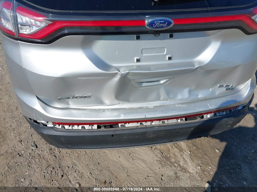 2015 Ford Edge Sel VIN: 2FMTK4J80FBC04707 Lot: 39885948