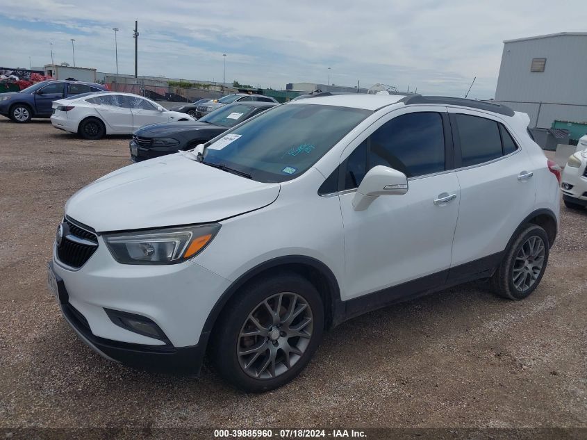 2017 Buick Encore Sport Touring VIN: KL4CJ1SM9HB026834 Lot: 39885960