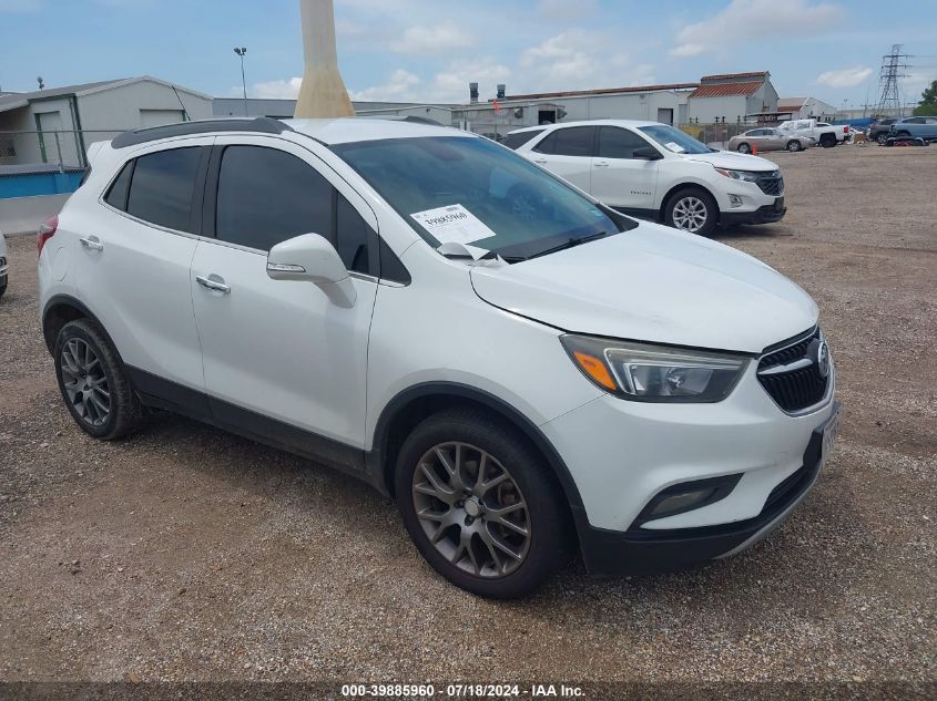 2017 Buick Encore Sport Touring VIN: KL4CJ1SM9HB026834 Lot: 39885960