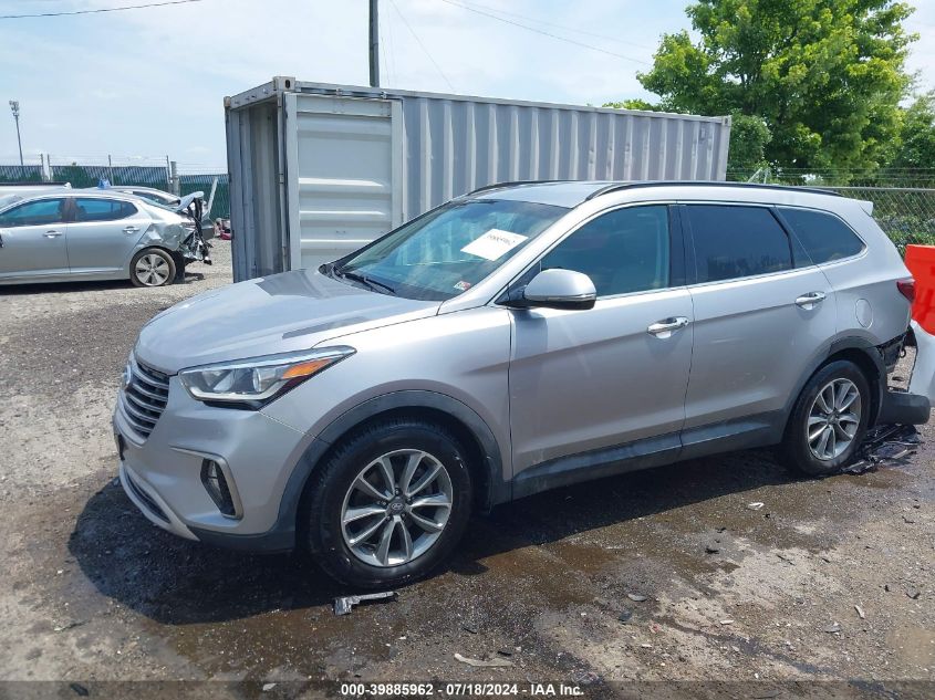 2018 Hyundai Santa Fe Se VIN: KM8SN4HF3JU258867 Lot: 39885962