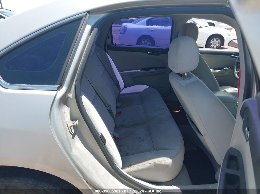 2008 Chevrolet Impala Lt VIN: 2G1WT55K989174698 Lot: 39885981