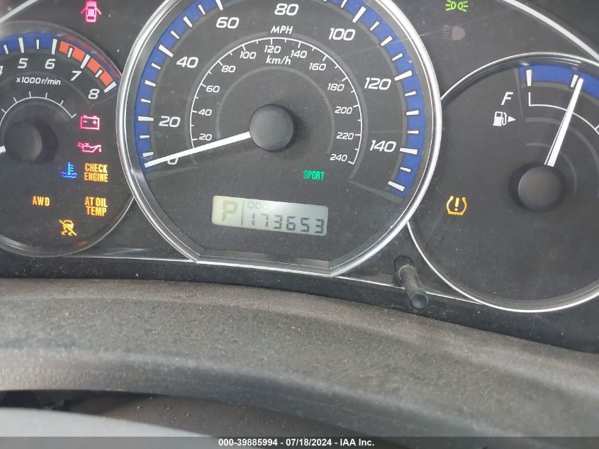 2010 Subaru Forester 2.5X VIN: JF2SH6AC4AH747005 Lot: 39885994