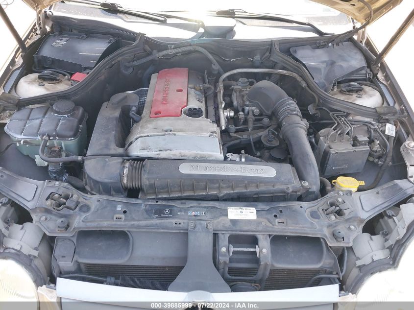 2002 Mercedes-Benz C 230 VIN: WDBRN47J52A391334 Lot: 39885999