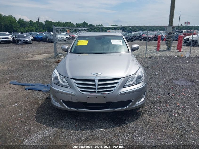 2013 Hyundai Genesis 3.8 VIN: KMHGC4DD9DU248980 Lot: 39886004