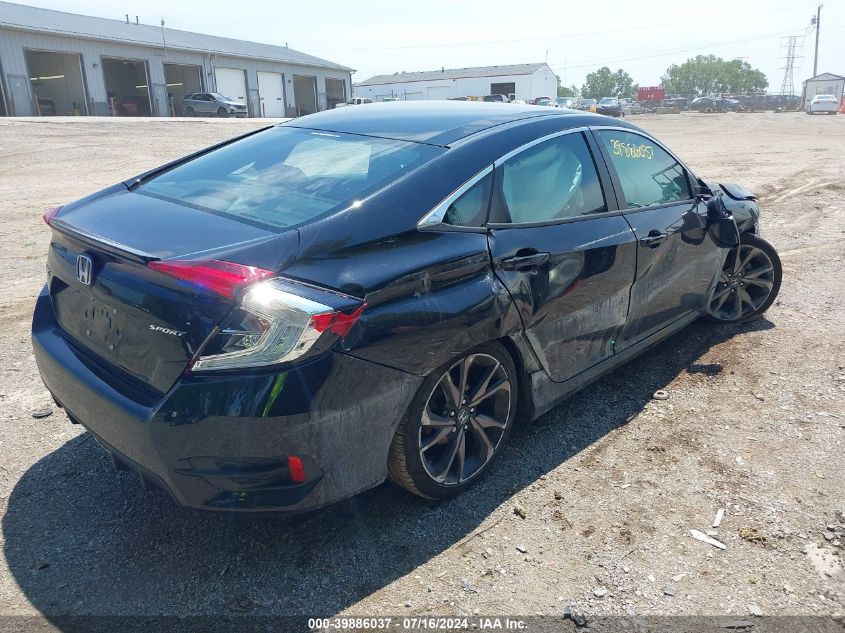 2020 Honda Civic Sport VIN: 2HGFC2E88LH599808 Lot: 39886037