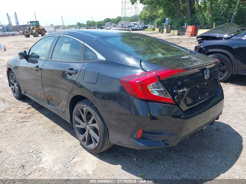 VIN 2HGFC2E88LH599808 2020 HONDA CIVIC SPORT