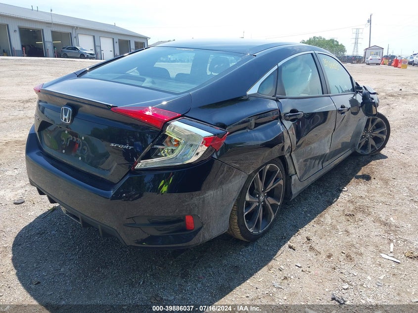 VIN 2HGFC2E88LH599808 2020 HONDA CIVIC SPORT