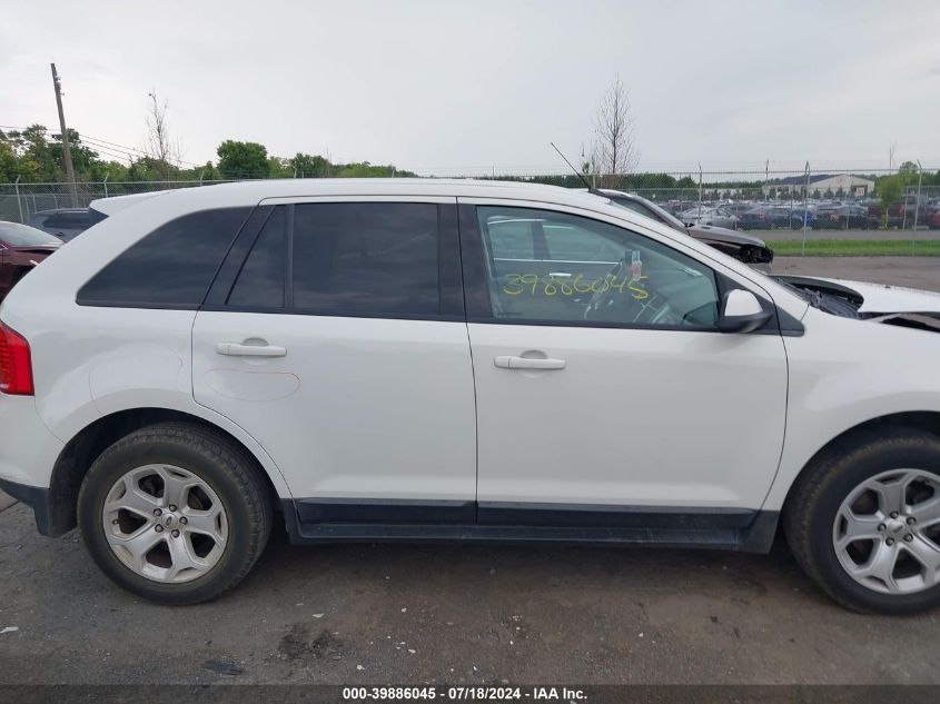 2013 Ford Edge Sel VIN: 2FMDK3J97DBC78906 Lot: 39886045