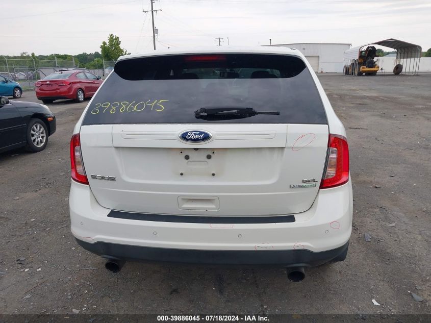 2013 Ford Edge Sel VIN: 2FMDK3J97DBC78906 Lot: 39886045