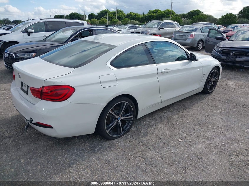 2019 BMW 430I VIN: WBA4W3C55KAF92789 Lot: 39886047