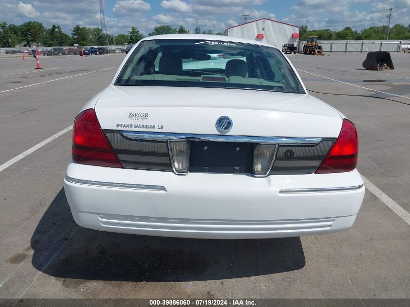 2009 Mercury Grand Marquis Ls (Fleet Only) VIN: 2MEHM75V29X608247 Lot: 39886060