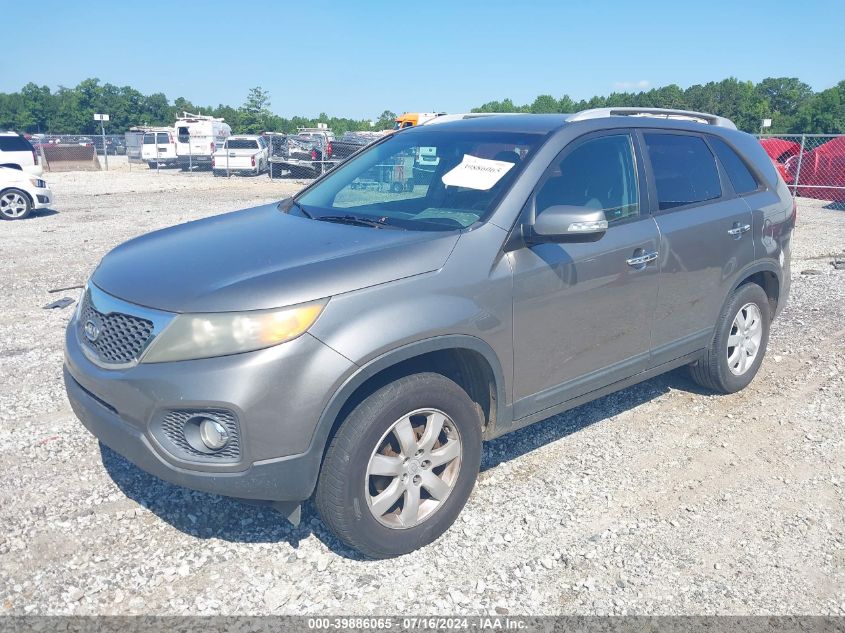 2011 Kia Sorento Lx VIN: 5XYKT3A1XBG052404 Lot: 39886065