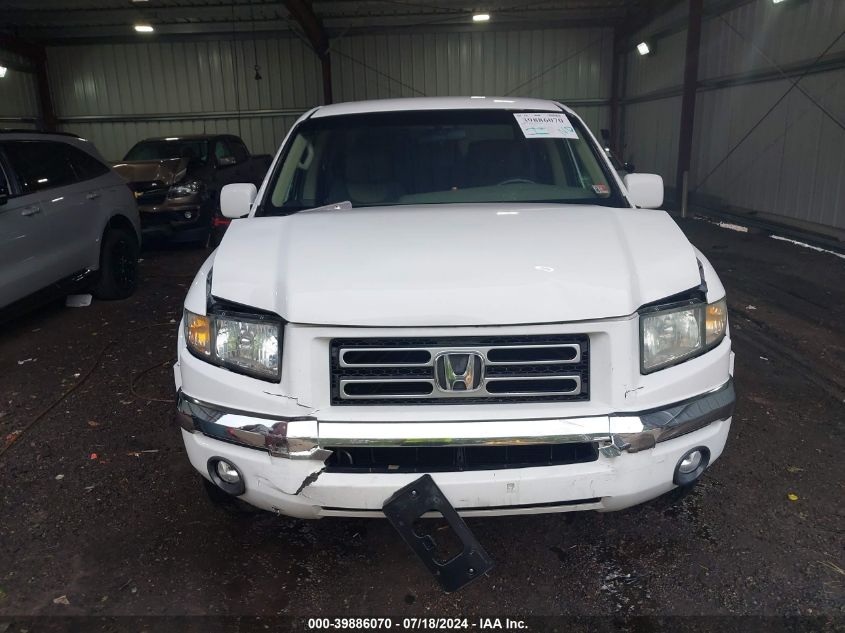 2007 Honda Ridgeline Rts VIN: 2HJYK16417H514096 Lot: 39886070