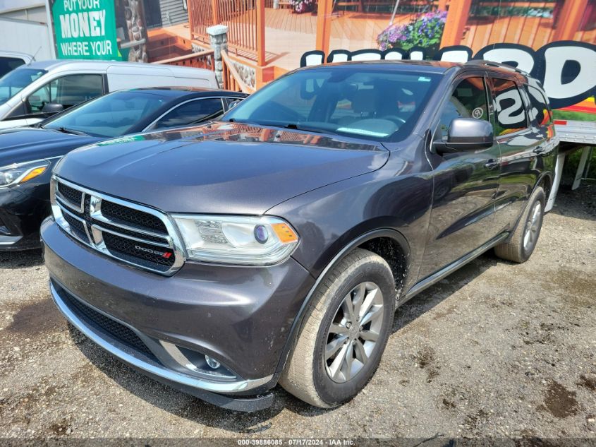 2018 Dodge Durango Sxt VIN: 1C4RDJAG3JC160273 Lot: 39886085