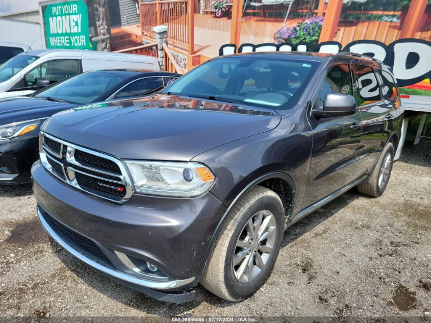 2018 Dodge Durango Sxt VIN: 1C4RDJAG3JC160273 Lot: 39886085