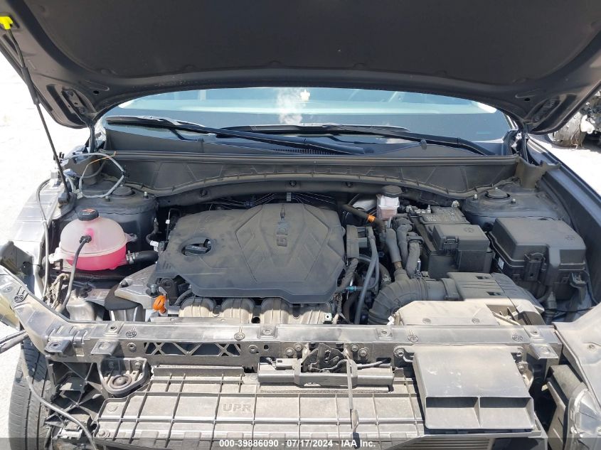 2022 Hyundai Tucson Sel VIN: 5NMJF3AEXNH039491 Lot: 39886090