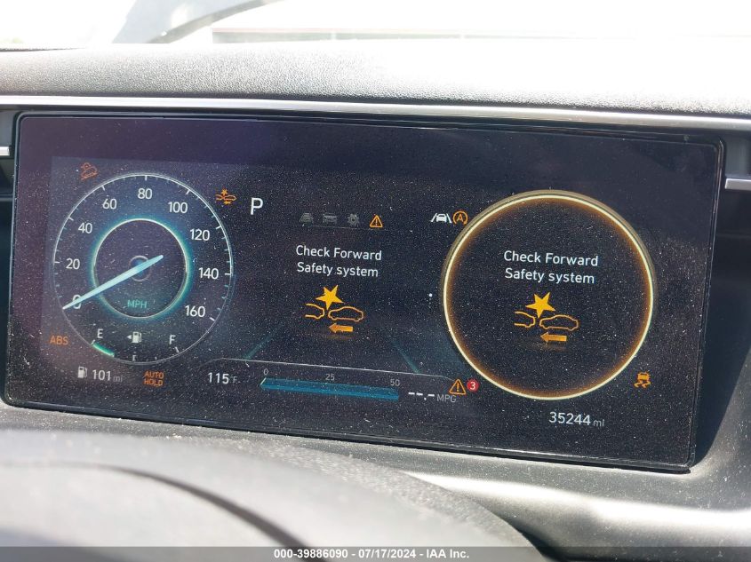 2022 Hyundai Tucson Sel VIN: 5NMJF3AEXNH039491 Lot: 39886090