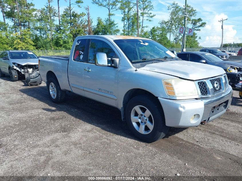 2005 Nissan Titan Se VIN: 1N6BA06B95N540517 Lot: 39886092