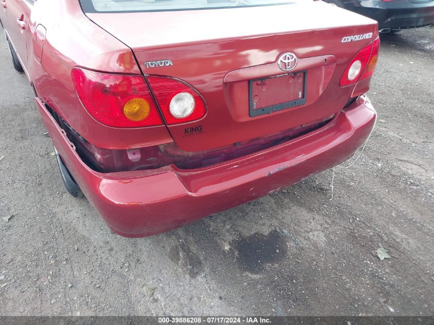 2004 Toyota Corolla Le VIN: 2T1BR32E24C307402 Lot: 39886208