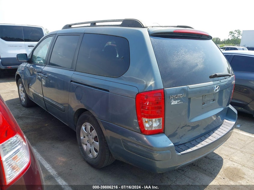 2007 Hyundai Entourage Gls/Limited/Se VIN: KNDMC233776041601 Lot: 39886216