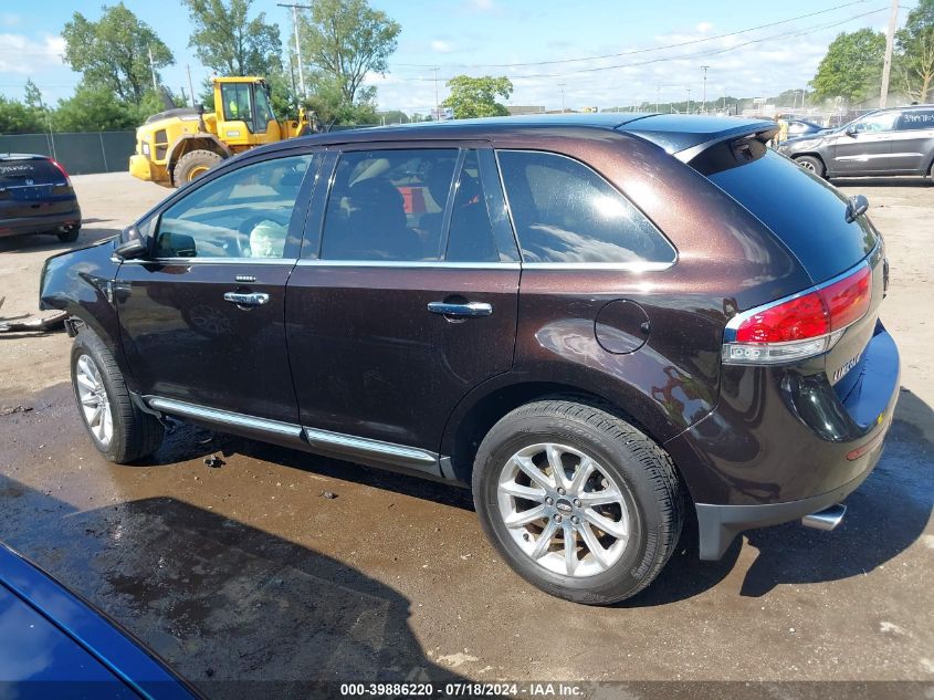 2013 Lincoln Mkx VIN: 2LMDJ6JK1DBL18926 Lot: 39886220