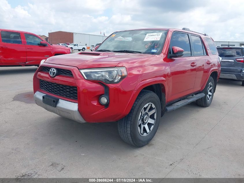 2017 Toyota 4Runner Trd Off Road Premium VIN: JTEBU5JR1H5464674 Lot: 39886244