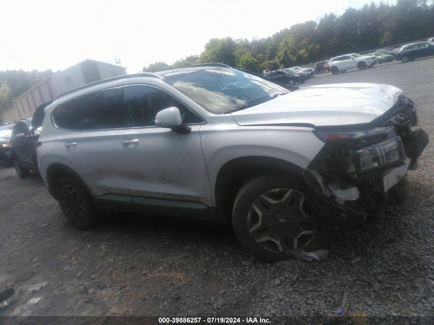 2022 Hyundai Santa Fe Hybrid Sel Premium VIN: KM8S3DA11NU044647 Lot: 39886257