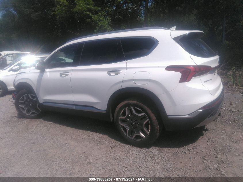 2022 Hyundai Santa Fe Hybrid Sel Premium VIN: KM8S3DA11NU044647 Lot: 39886257
