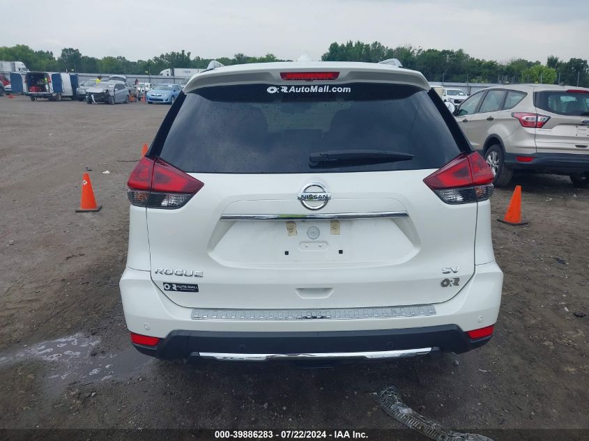 2019 Nissan Rogue Sv VIN: 5N1AT2MT9KC795378 Lot: 39886283