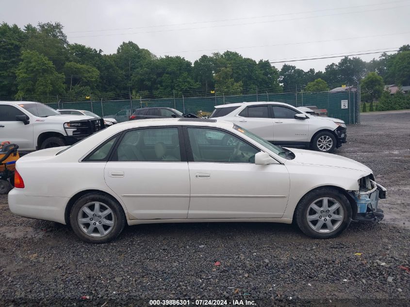 2000 Toyota Avalon Xls VIN: 4T1BF28BXYU063776 Lot: 39886301