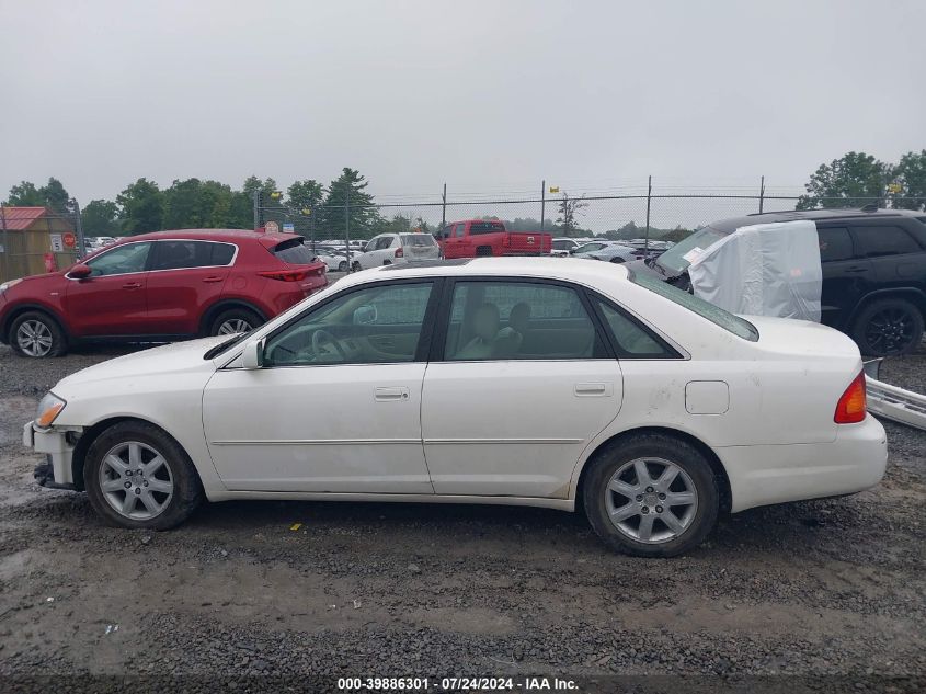 2000 Toyota Avalon Xls VIN: 4T1BF28BXYU063776 Lot: 39886301