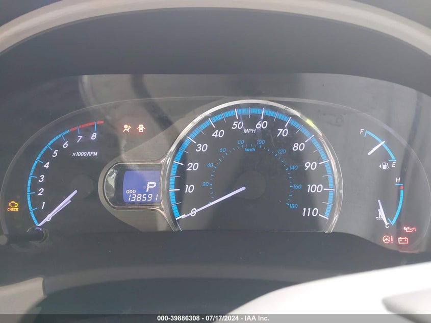 2011 Toyota Sienna Limited VIN: 5TDDK3DC4BS020981 Lot: 39886308