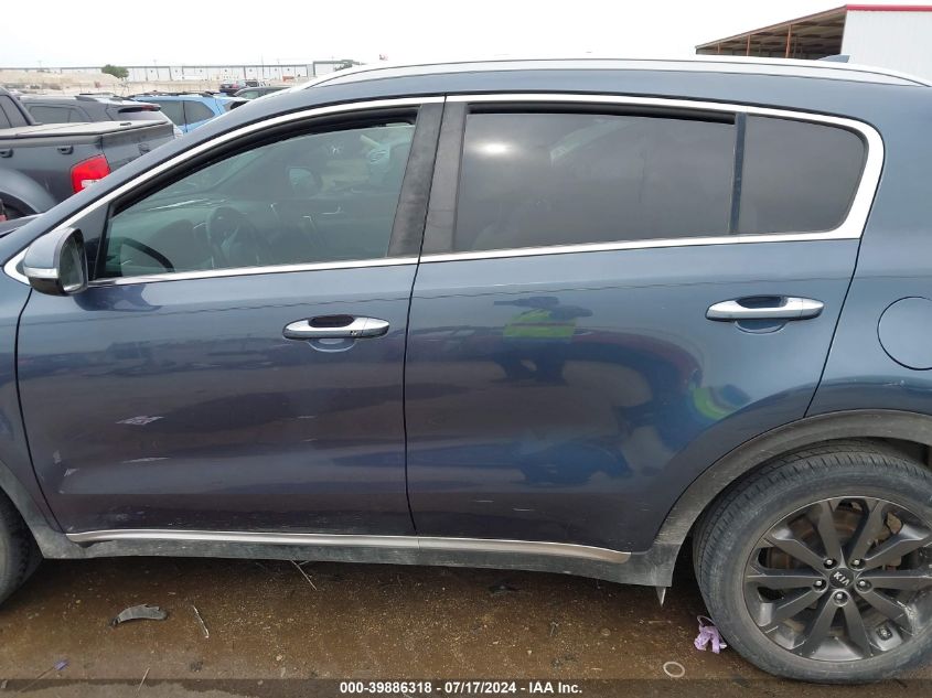 2018 Kia Sportage Ex VIN: KNDPN3AC0J7477188 Lot: 39886318