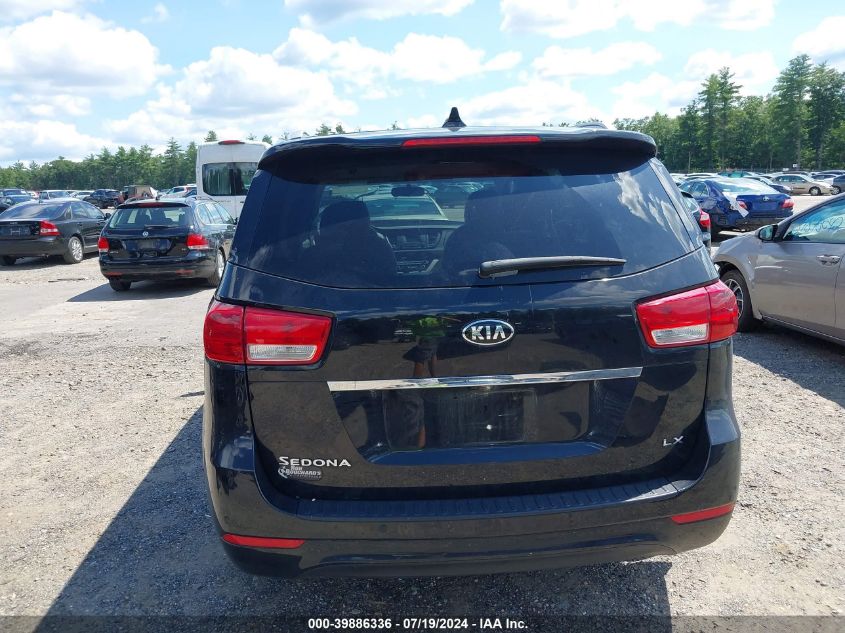 2016 Kia Sedona Lx VIN: KNDMB5C11G6120717 Lot: 39886336