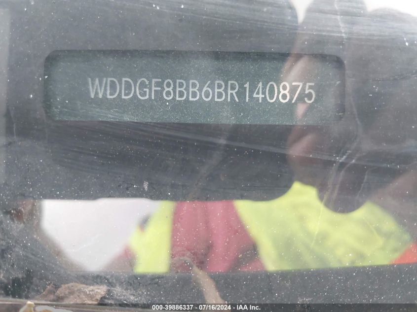 2011 Mercedes-Benz C 300 Luxury 4Matic/Sport 4Matic VIN: WDDGF8BB6BR140875 Lot: 39886337