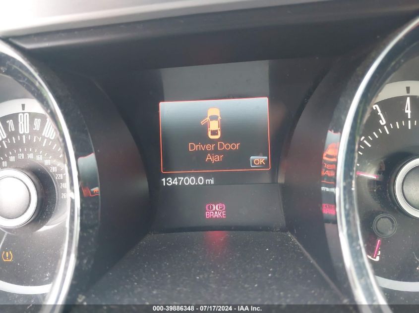 2013 Ford Mustang VIN: 1ZVBP8AM6D5244309 Lot: 39886348