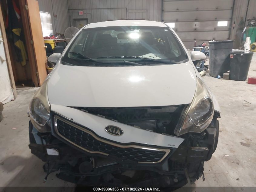 2012 Kia Rio Sx VIN: KNADN4A34C6058131 Lot: 39886355