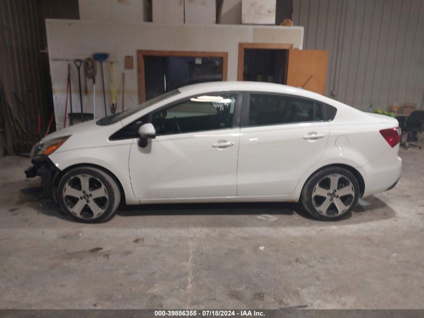 2012 Kia Rio Sx VIN: KNADN4A34C6058131 Lot: 39886355